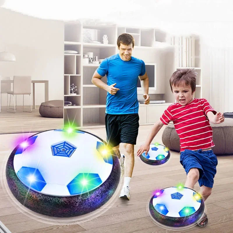 Bola Flutuante de LED - Futebol Seguro dentro de Casa